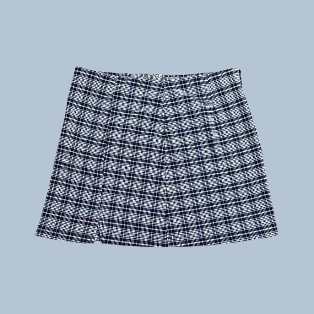 Vintage 1990’s 90s Plaid Mini Skirt Clueless Summer Prep